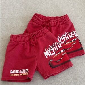 Zara Cars Lightning McQueen Red Shorts